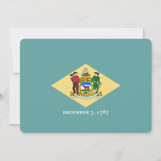 Vlagontwerp van de staat Delaware (Voorkant)