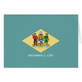 Vlagontwerp van de staat Delaware (Voorkant Horizontaal)