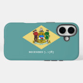 Vlagontwerp van de staat Delaware Case-Mate iPhone Case (Achterkant (horizontaal))