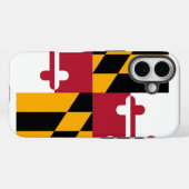 Vlagontwerp van de staat Maryland Case-Mate iPhone Case (Achterkant (horizontaal))