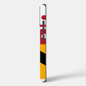 Vlagontwerp van de staat Maryland Case-Mate iPhone Case (Achterkant / Links)