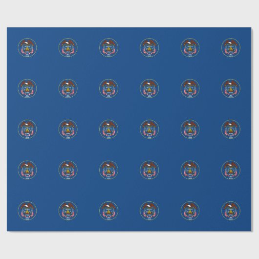 Vlagontwerp van de Utah-staat Cadeaupapier (Vlak)