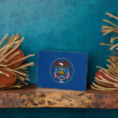 Vlagontwerp van de Utah-staat Fotoplaat (Zijkant)