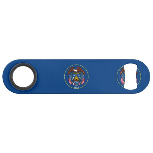 Vlagontwerp van de Utah-staat Speed Flessenopener (Achterkant Horizontaal)