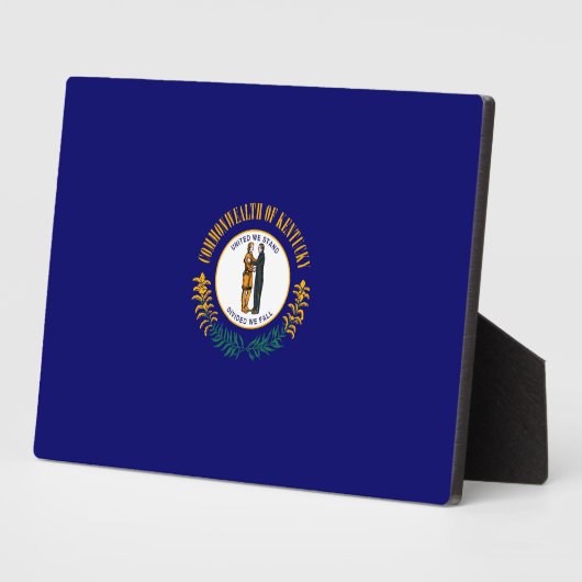 Vlagontwerp van Kentucky Fotoplaat (Zijkant)