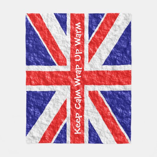 Vlagontwerp van Unienvlag Fleece Deken (Voorkant)