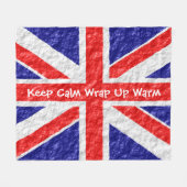 Vlagontwerp van Unienvlag Fleece Deken (Voorkant (Horizontaal))