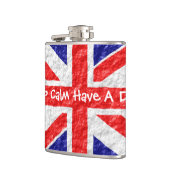 Vlagontwerp van Unienvlag Heupfles (Links)