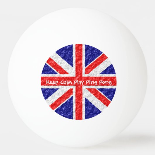 Vlagontwerp van Unienvlag Pingpongbal (Achterkant)