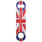 Vlagontwerp van Unienvlag Speed Flessenopener (Voorkant)