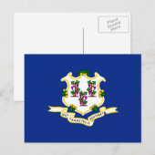 Vlagontwerp verbindingsstaat briefkaart (Voorkant / Achterkant)