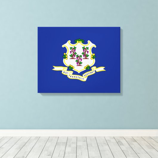 Vlagontwerp verbindingsstaat canvas afdruk (Insitu (Houten vloer))