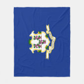 Vlagontwerp verbindingsstaat fleece deken (Voorkant)