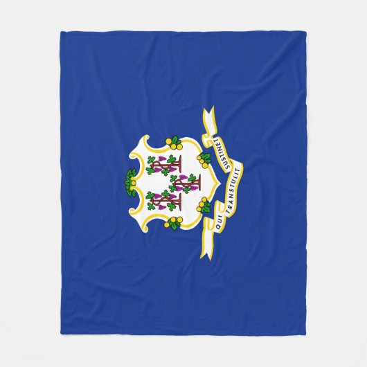 Vlagontwerp verbindingsstaat fleece deken (Voorkant)