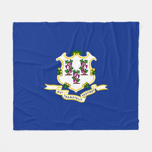 Vlagontwerp verbindingsstaat fleece deken (Voorkant (Horizontaal))