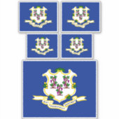 Vlagontwerp verbindingsstaat sticker (Voorkant)