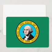 Vlagontwerp voor Washington State (Voorkant / Achterkant)
