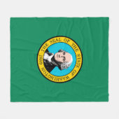 Vlagontwerp voor Washington State Fleece Deken (Voorkant (Horizontaal))