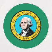 Vlagontwerp voor Washington State Labels (Design 2)
