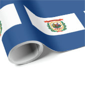 Vlagontwerp West Virginia Cadeaupapier (Rol Hoek)