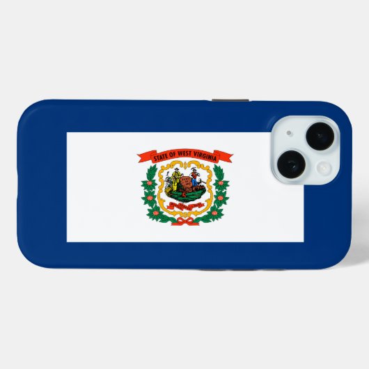 Vlagontwerp West Virginia Case-Mate iPhone Case (Achterkant (horizontaal))