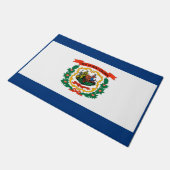 Vlagontwerp West Virginia Deurmat (Schuin)