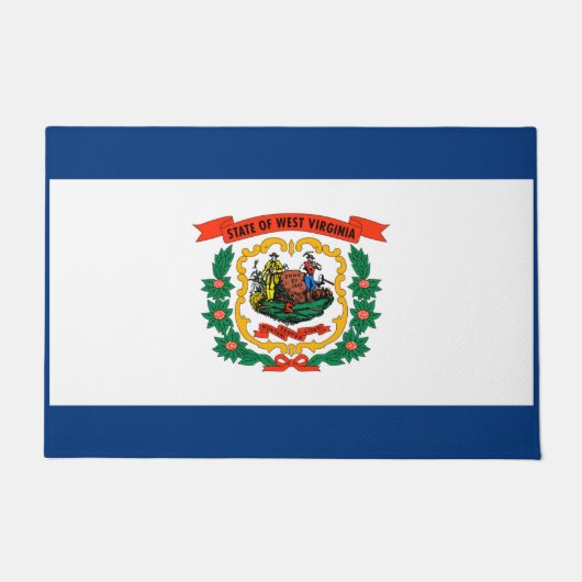 Vlagontwerp West Virginia Deurmat (Voorkant)