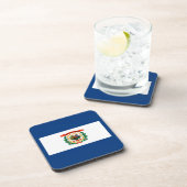 Vlagontwerp West Virginia Drankjes Onderzetter (Rechterzijde)