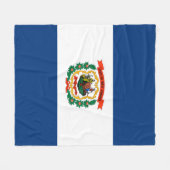 Vlagontwerp West Virginia Fleece Deken (Voorkant (Horizontaal))