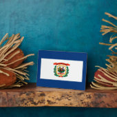 Vlagontwerp West Virginia Fotoplaat (Zijkant)