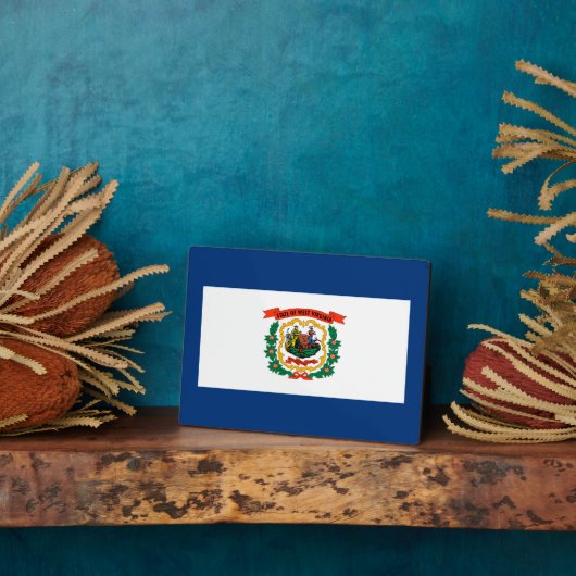 Vlagontwerp West Virginia Fotoplaat (Zijkant)