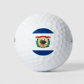 Vlagontwerp West Virginia Golfballen (Voorkant)