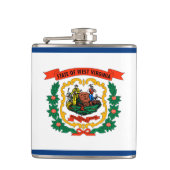 Vlagontwerp West Virginia Heupfles (Voorkant)