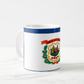 Vlagontwerp West Virginia Koffiemok (Voorkant links)