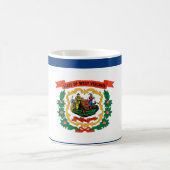 Vlagontwerp West Virginia Koffiemok (Center)
