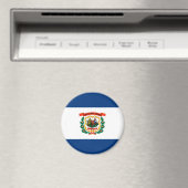 Vlagontwerp West Virginia Magneet (Insitu (Vaatwasser))