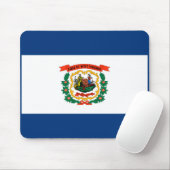 Vlagontwerp West Virginia Muismat (Met muis)