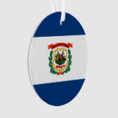 Vlagontwerp West Virginia Ornament (voorkant)