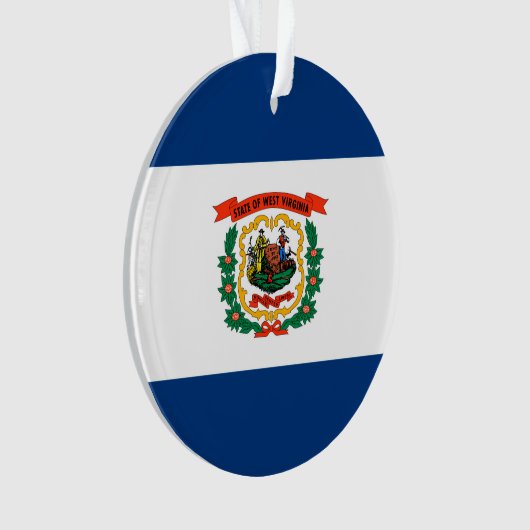 Vlagontwerp West Virginia Ornament (voorkant)