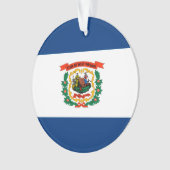 Vlagontwerp West Virginia Ornament (voorkant)