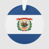 Vlagontwerp West Virginia Ornament (voorkant)