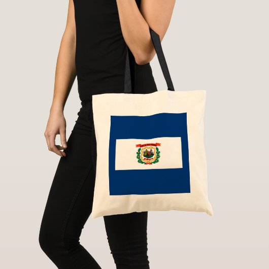 Vlagontwerp West Virginia Tote Bag (Voorkant (product))