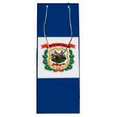 Vlagontwerp West Virginia Wijn Cadeautas (Achterkant)