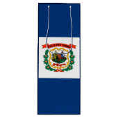 Vlagontwerp West Virginia Wijn Cadeautas (Voorkant)
