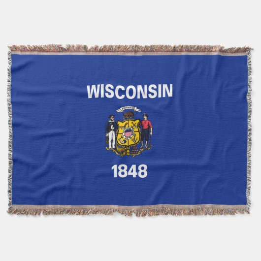 Vlagontwerp Wisconsin State Deken (Voorkant)
