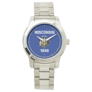 Vlagontwerp Wisconsin State Horloge