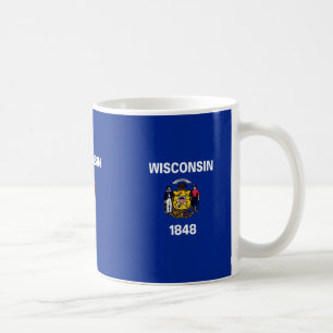 Vlagontwerp Wisconsin State Koffiemok