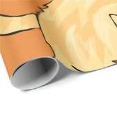 Vlagpapier voor gember kat cadeaupapier (Rol Hoek)