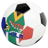 Vlagpatriottisch Zuid-Afrika Voetbal (Drie kwart)