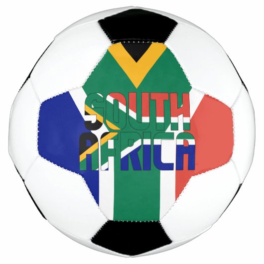 Vlagpatriottisch Zuid-Afrika Voetbal (Voorkant)